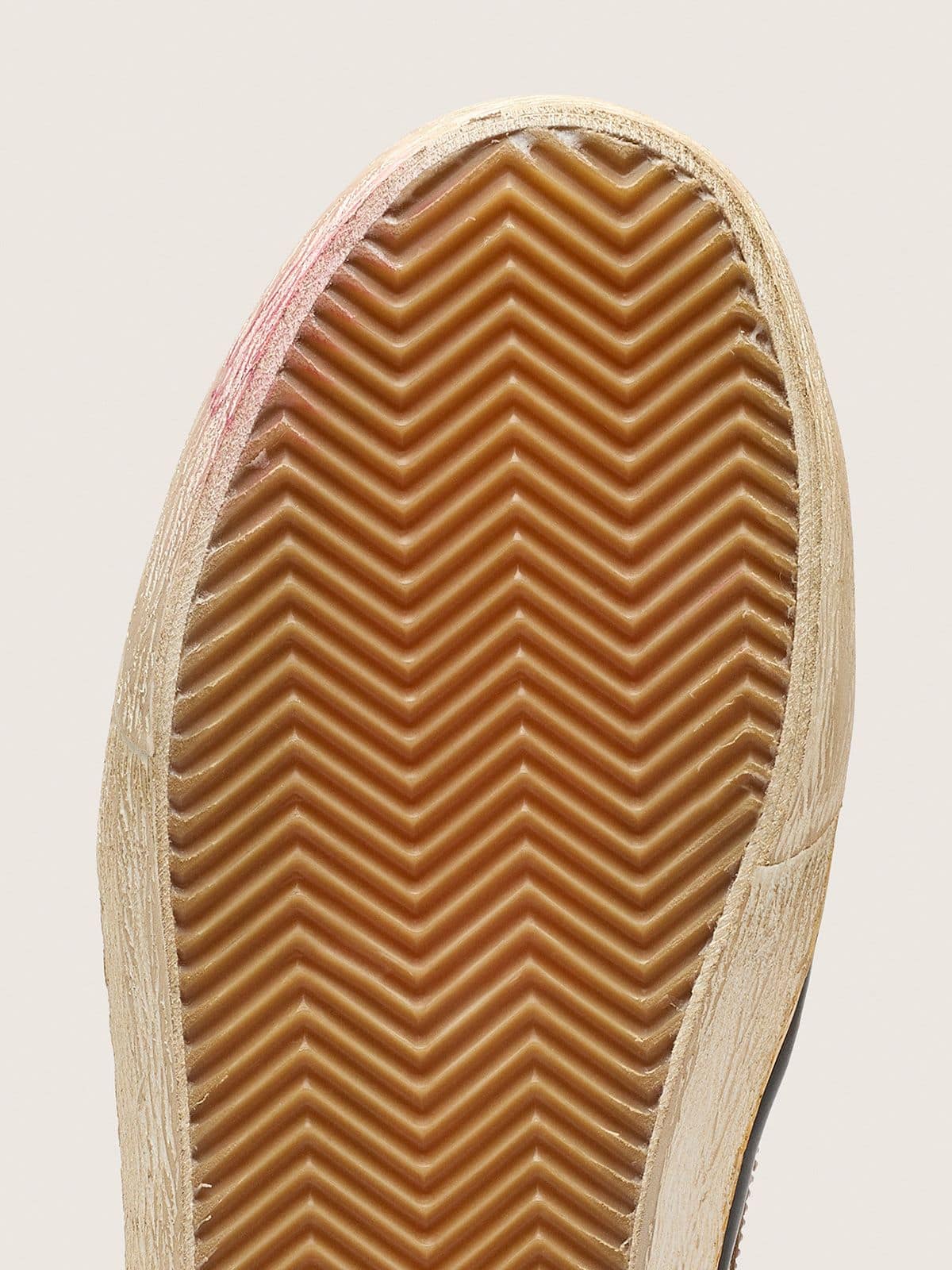 Golden Goose - Slide メンズ LAB スエード（タバコブラウン） クリスタル＆スエードスター（タバコブラウン） in 