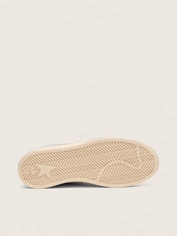 Golden Goose - Men's Ball Star in gray suede with black leather star in 