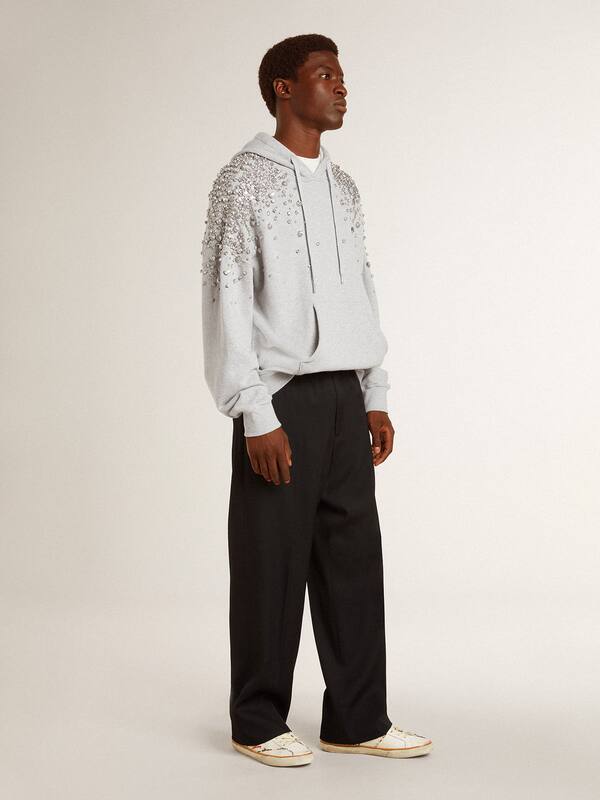 Golden Goose - Men’s Super-Star LTD with perforated star and metallic leather heel tab in 