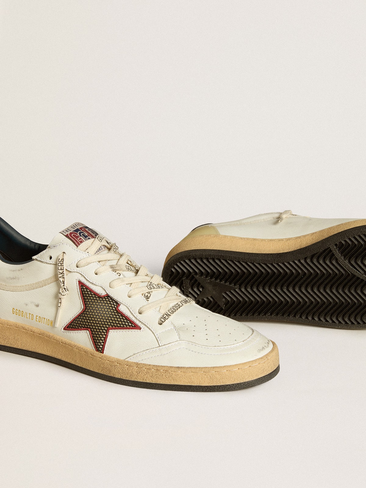 Men's Ball Star LTD with mesh star and midnight blue leather