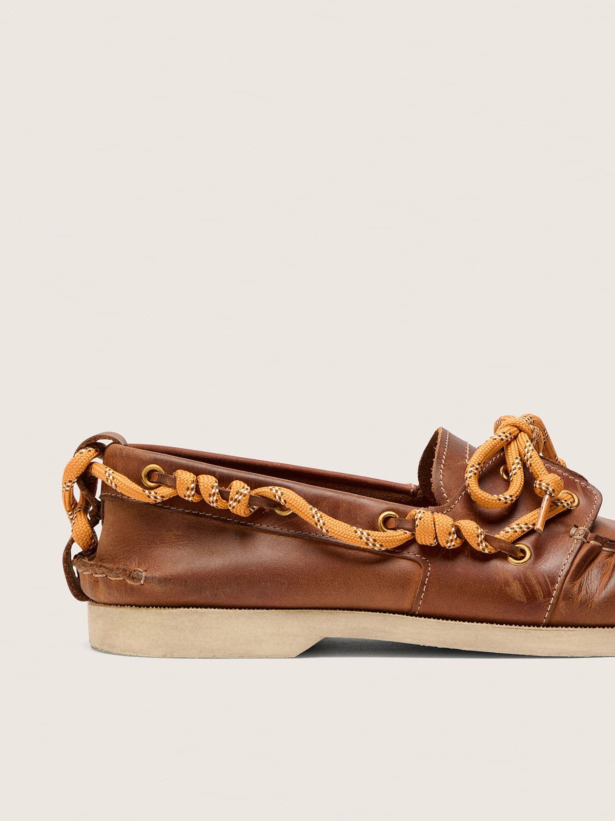 Golden Goose - Mocasín Cruise de Hombre de piel color tabaco in 