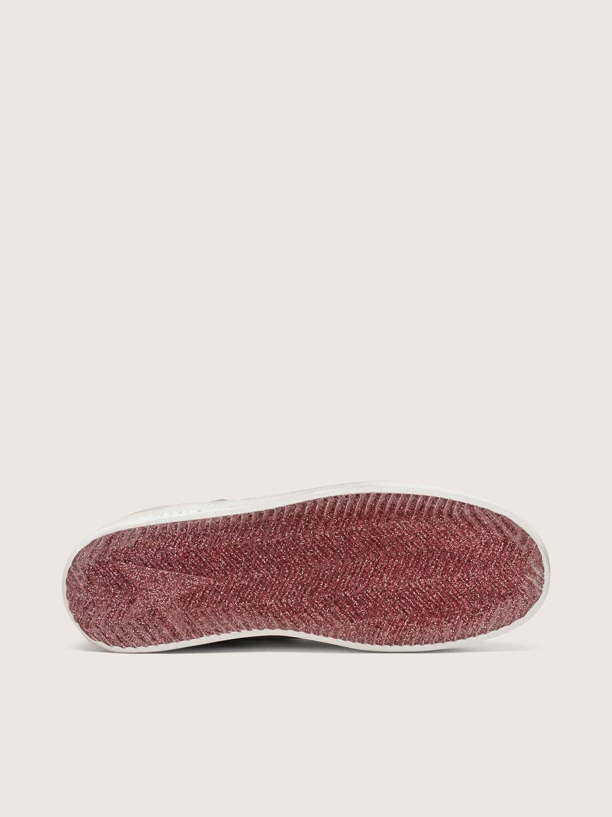 Golden Goose - Stardan LAB Uomo in pelle e glitter color bordeaux e argento in 