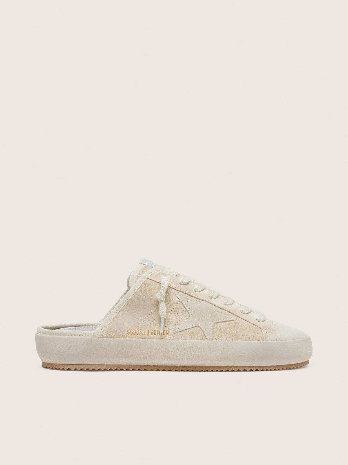 Golden Goose - Super-Star Sabot LAB Uomo in suede beige in 