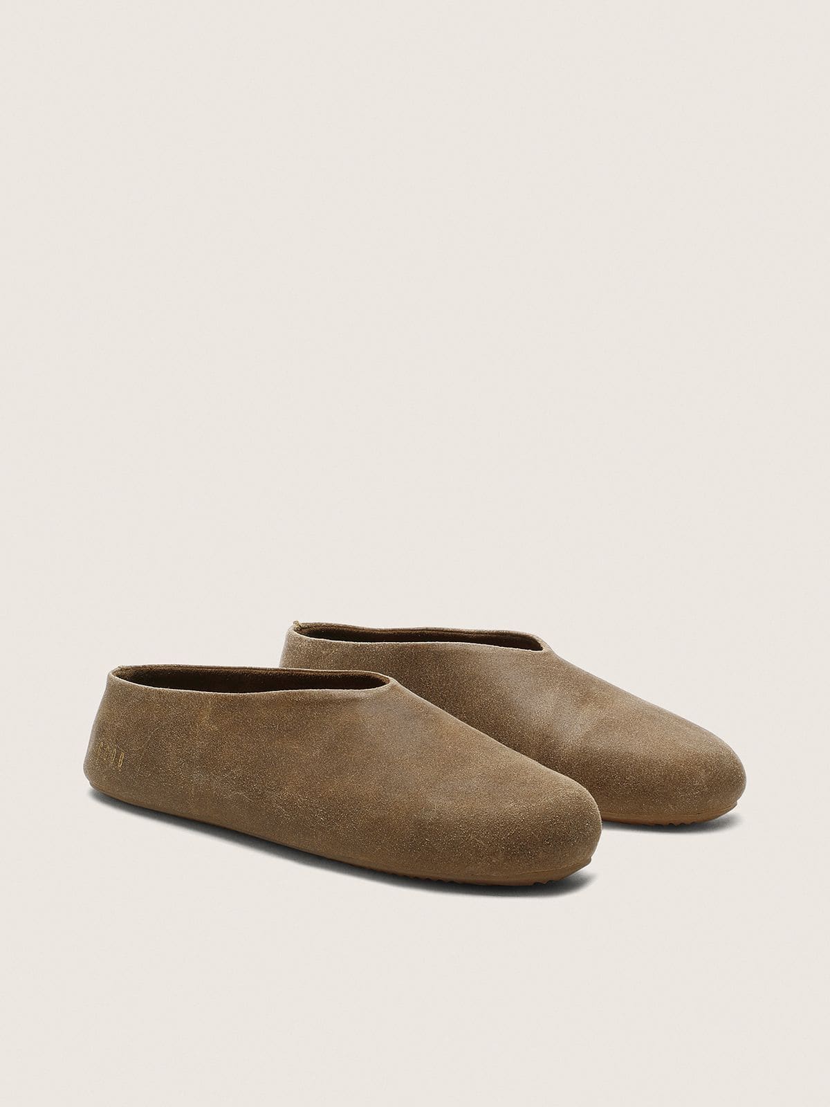 Tierra homme en cuir velours kaki