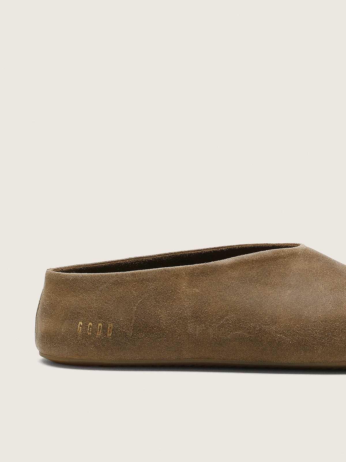 Golden Goose - Tierra Herren aus kakifarbenem Rauleder in 