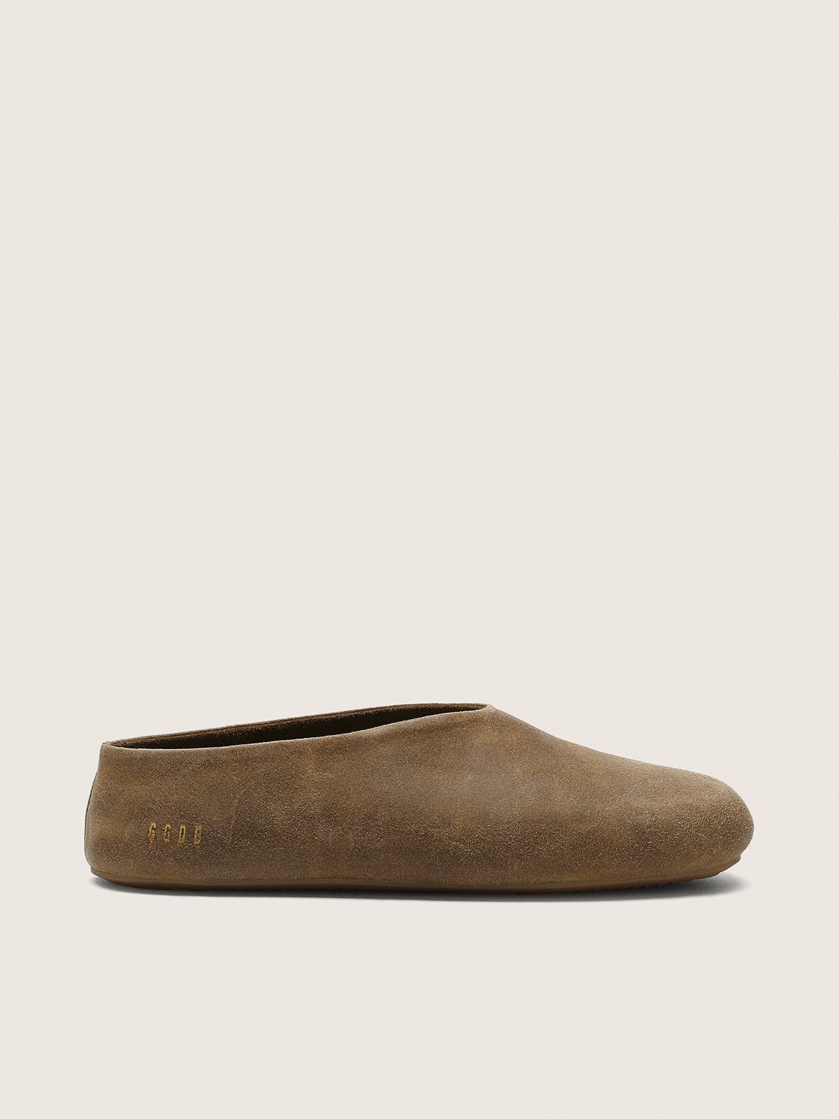 Tierra homme en cuir velours kaki — Golden Goose