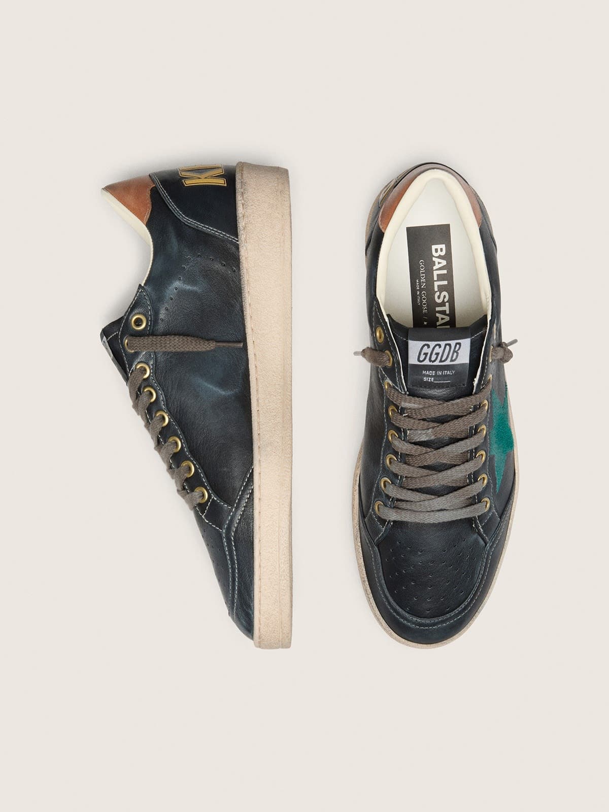 Ball Star LTD de hombre de piel negra con estrella bordada en color verde