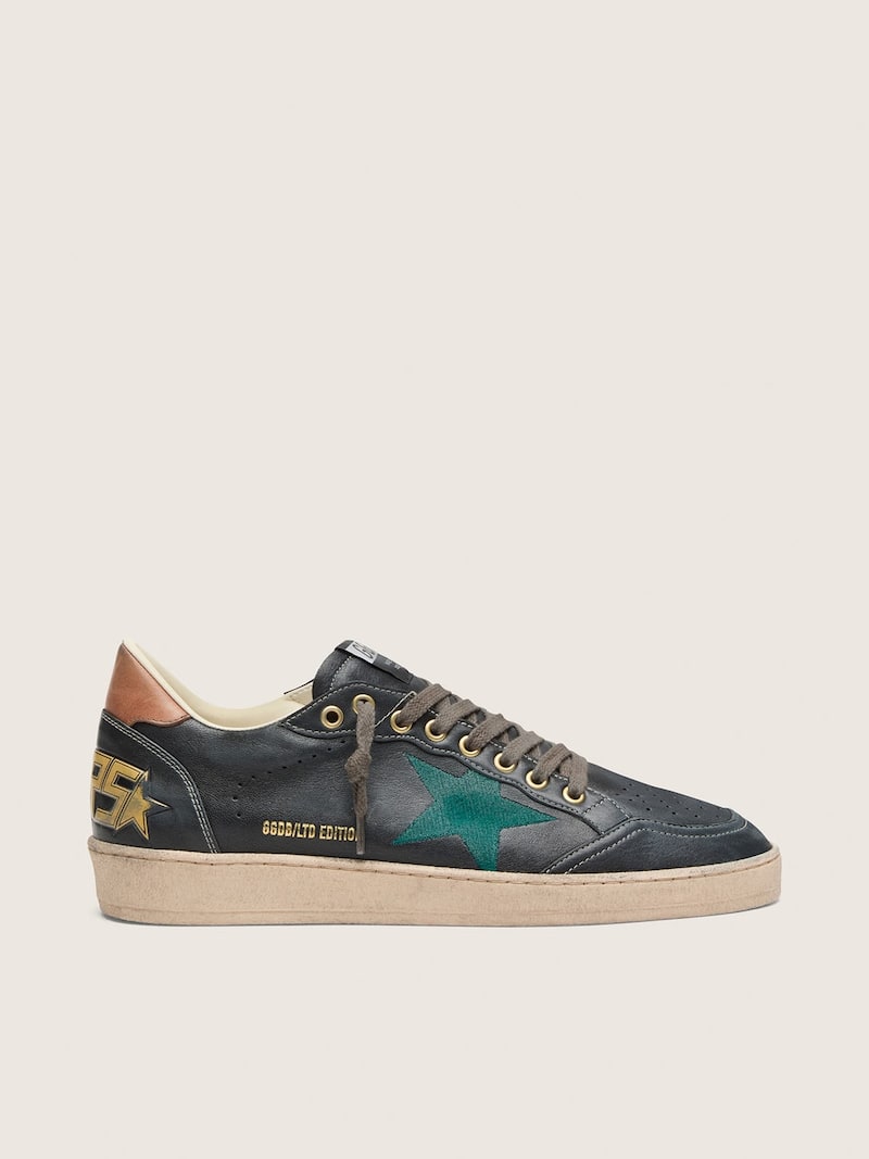 Ball Star LTD de hombre de piel negra con estrella bordada en color verde