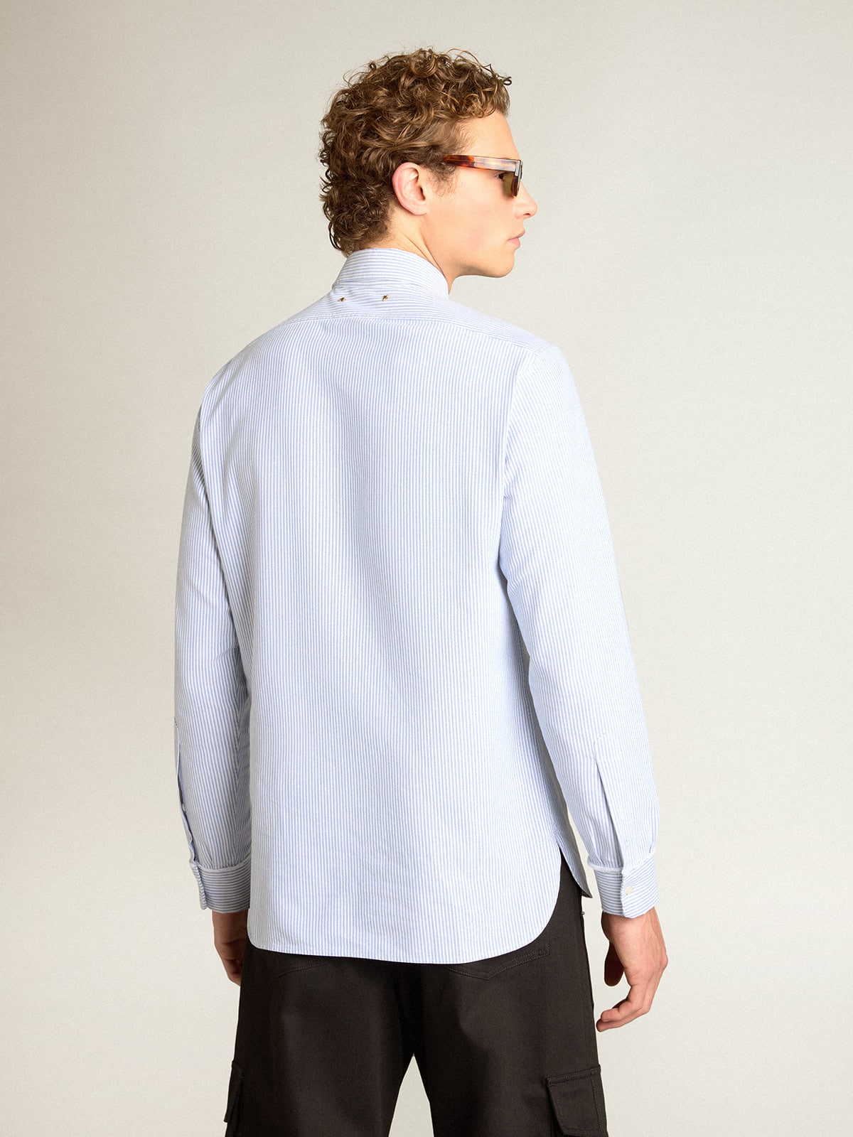 Golden Goose - Camisa con rayas estrechas para hombre in 