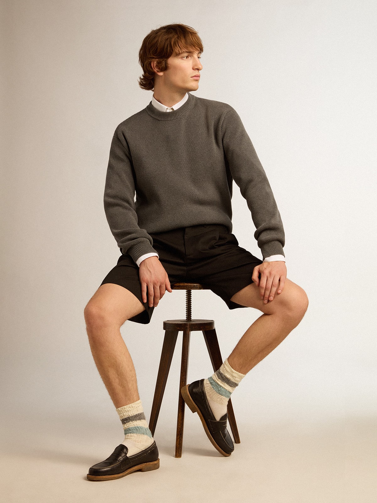 Golden Goose - Camicia di colore bianco in cotone in 