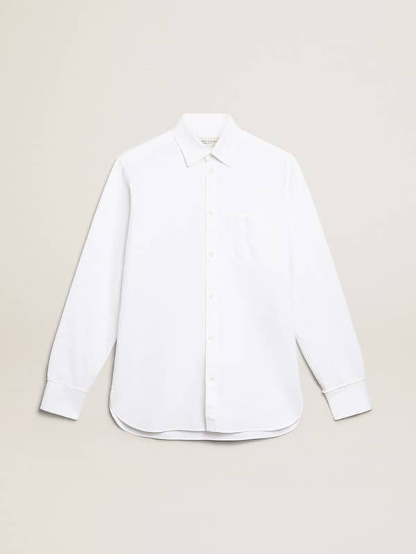 Golden Goose - Camisa en color blanco de algodón in 