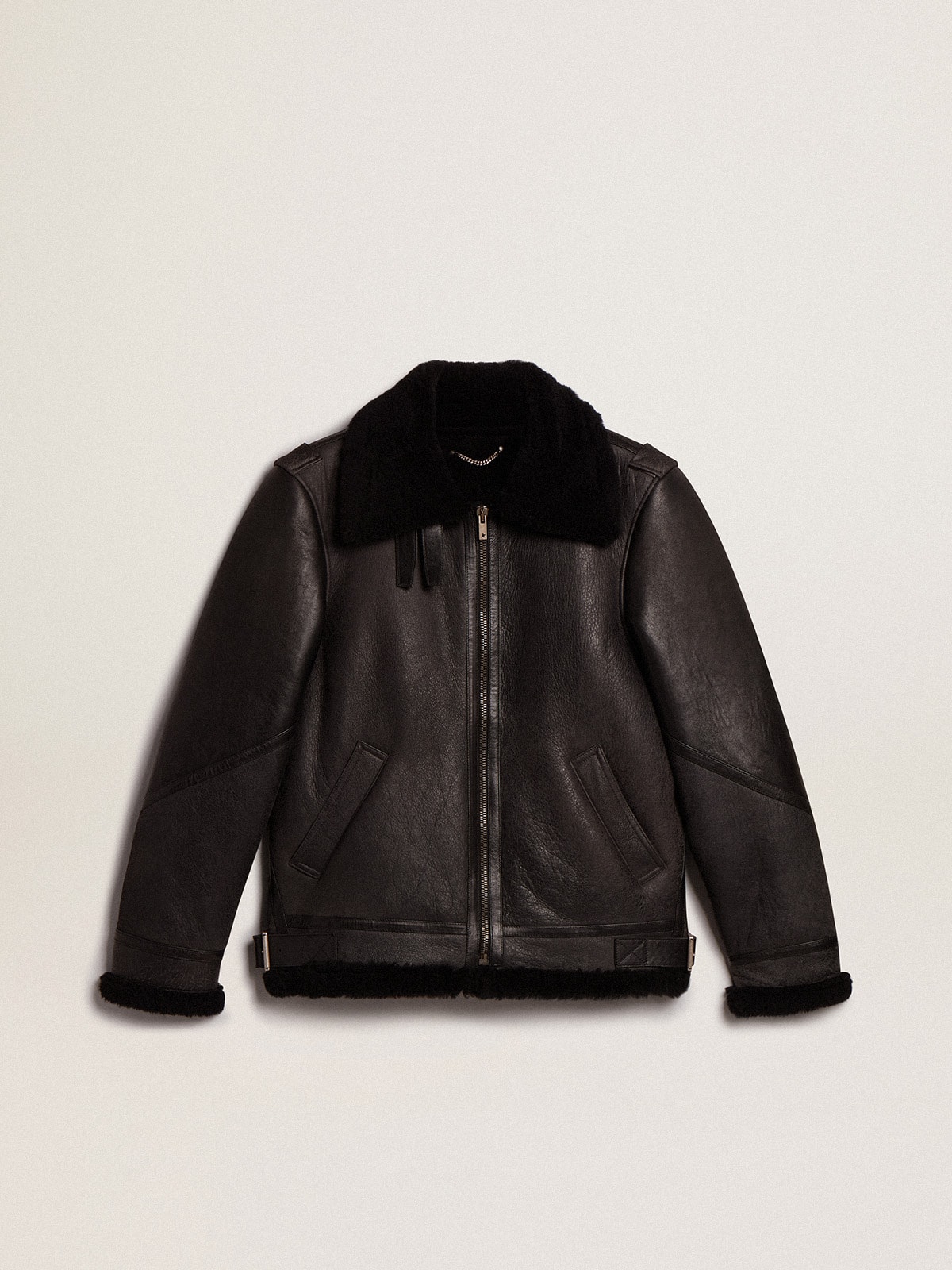 Sheepskin lined jacket online