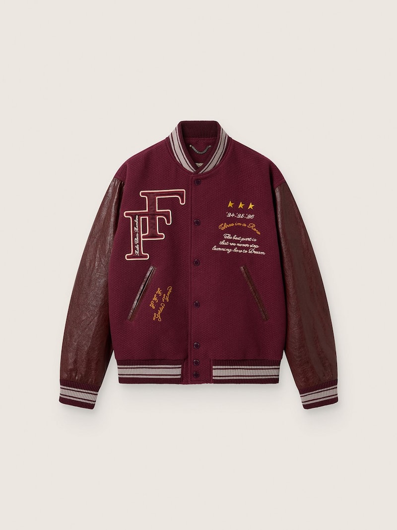 Golden Goose Golden Goose | FiveFourFive Cazadora bomber de hombre oversize burdeos Abrigos & Chaquetas burgundy man