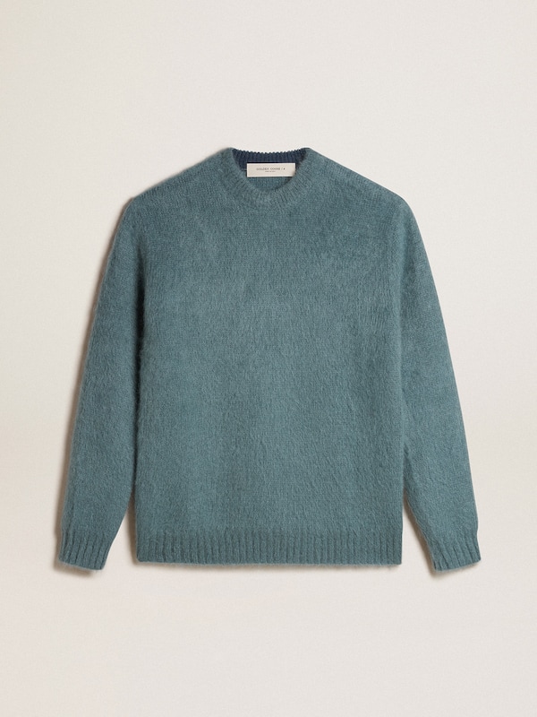 Golden Goose - Powder-blue mohair sweater in 