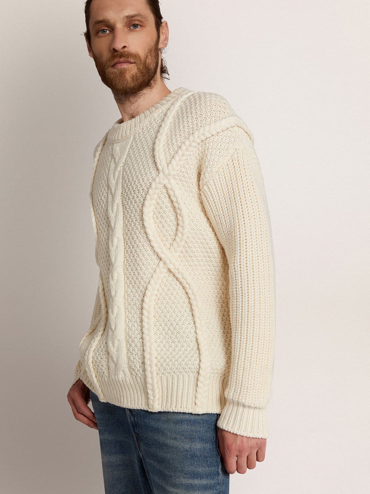 Men's wool and cotton sweaters and cardigans | Golden Goose