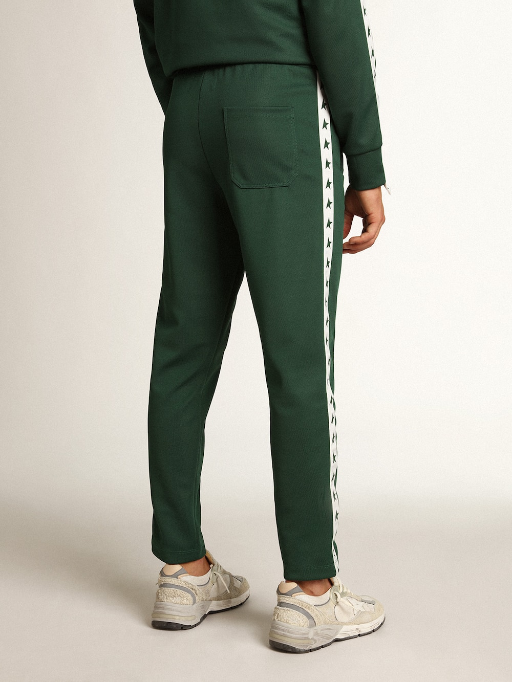 Golden Goose - Pantalon de jogging homme couleur vert brillant in 