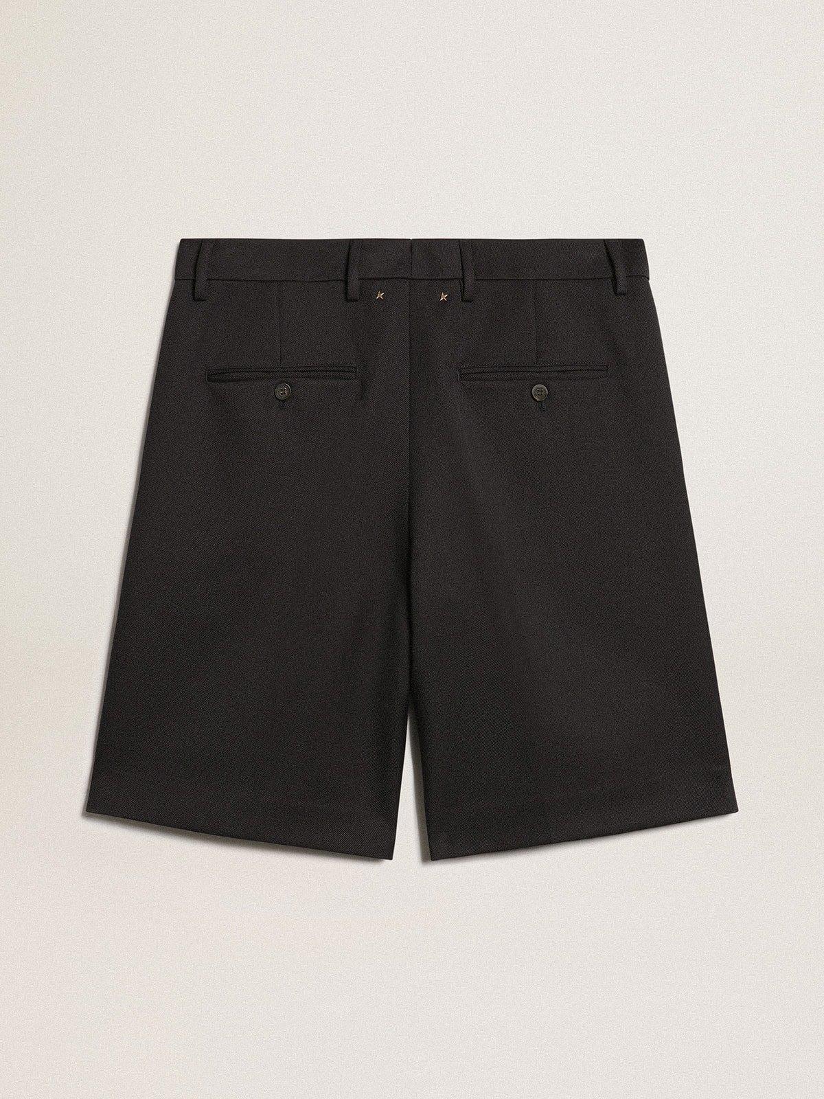 Golden Goose - Men's bermuda shorts in dark blue wool in 