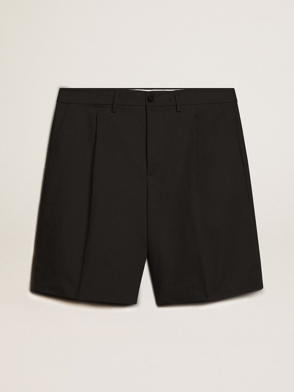Bermuda pour homme en coton noir — Golden Goose
