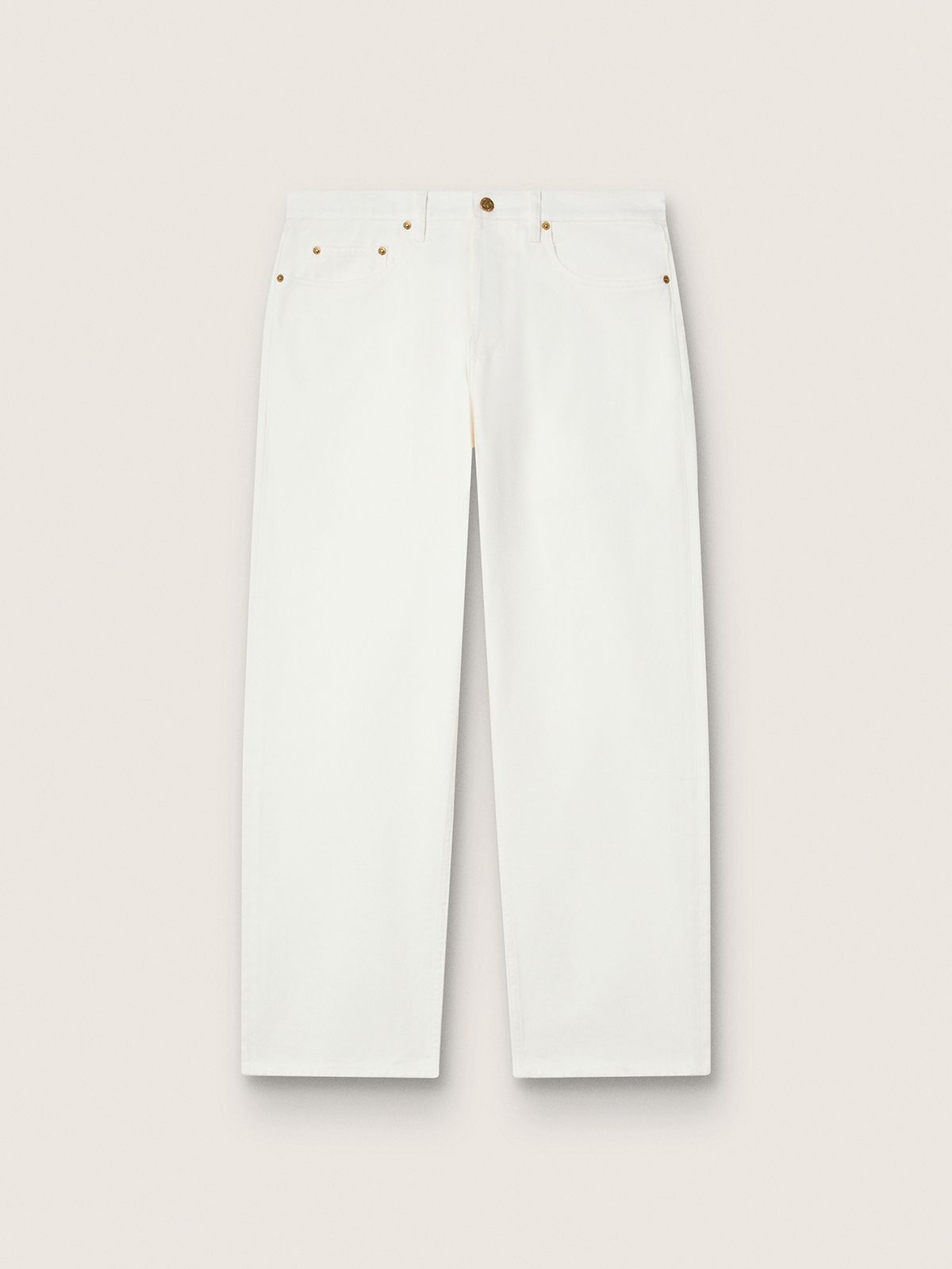 Pantalon blanc pour homme en denim — Golden Goose