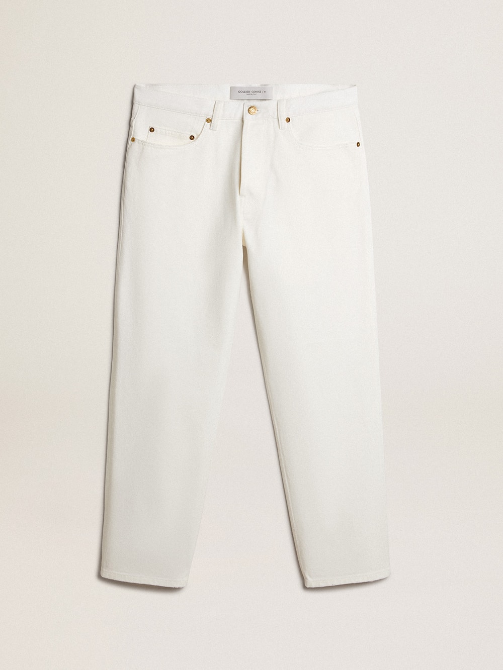 Golden Goose - Calça jeans masculina branca in 