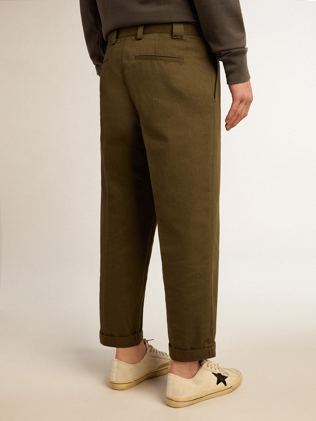 Golden Goose - Military-green Golden Collection chinos in 