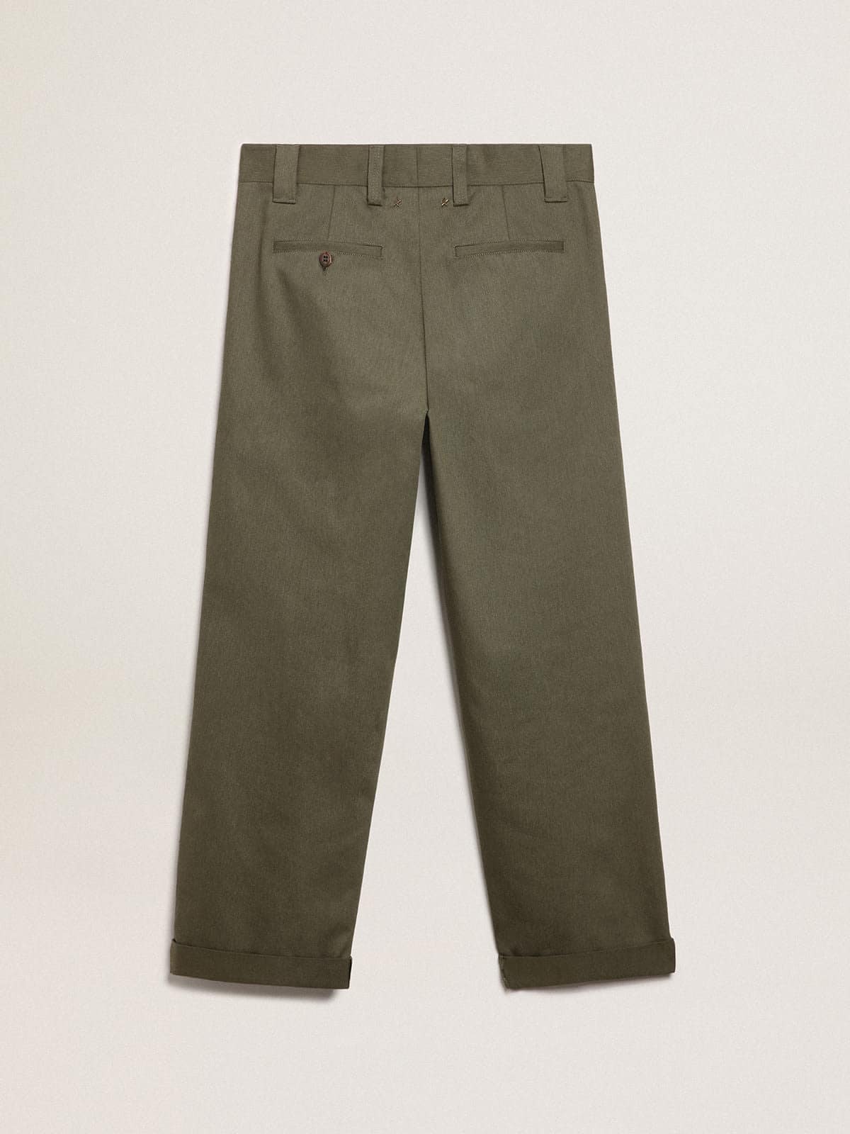 Golden Goose - Military-green Golden Collection chinos in 