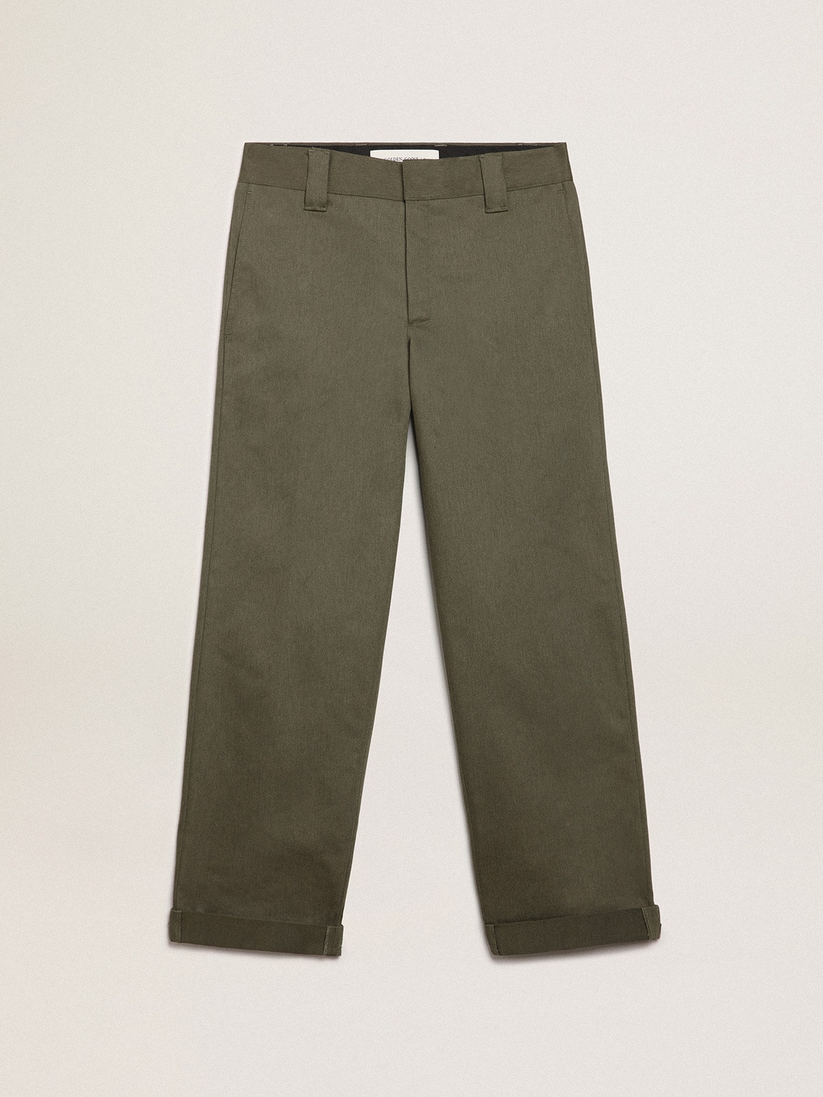 Golden Goose - Military-green Golden Collection chinos in 