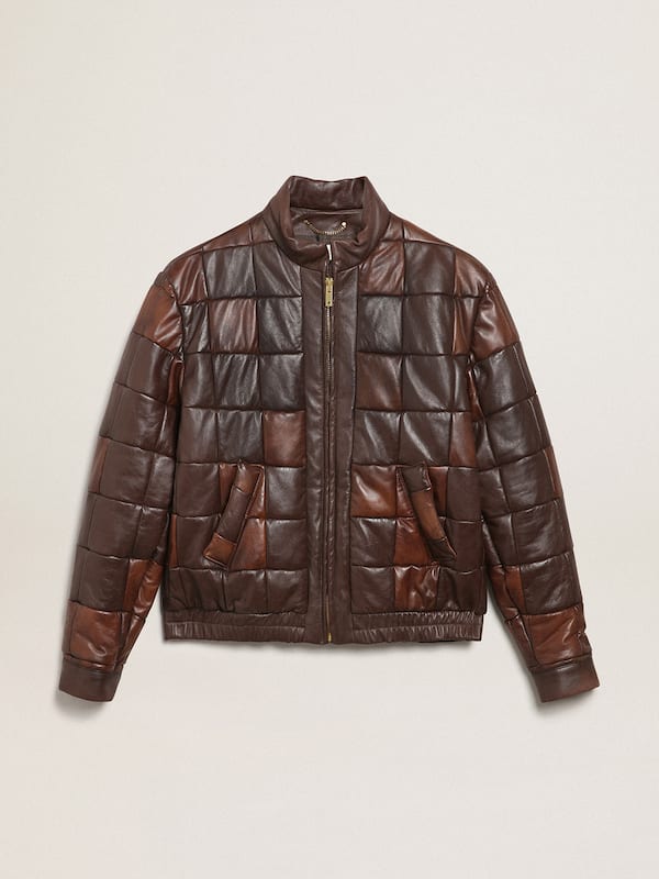 Golden Goose - Men's bomber jacket in leather in 