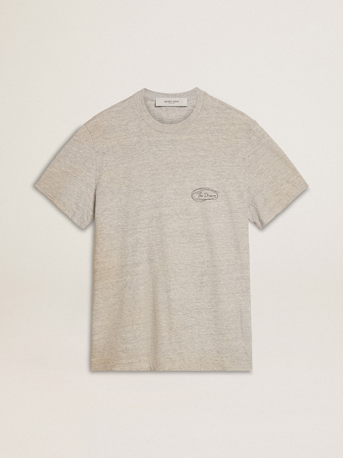Tシャツ・カットソー GOLDEN Men Polo Shirts GMP01220 P001875 60267 GREY Tシャツ メンズ(グレー) レタリング(ブラック)