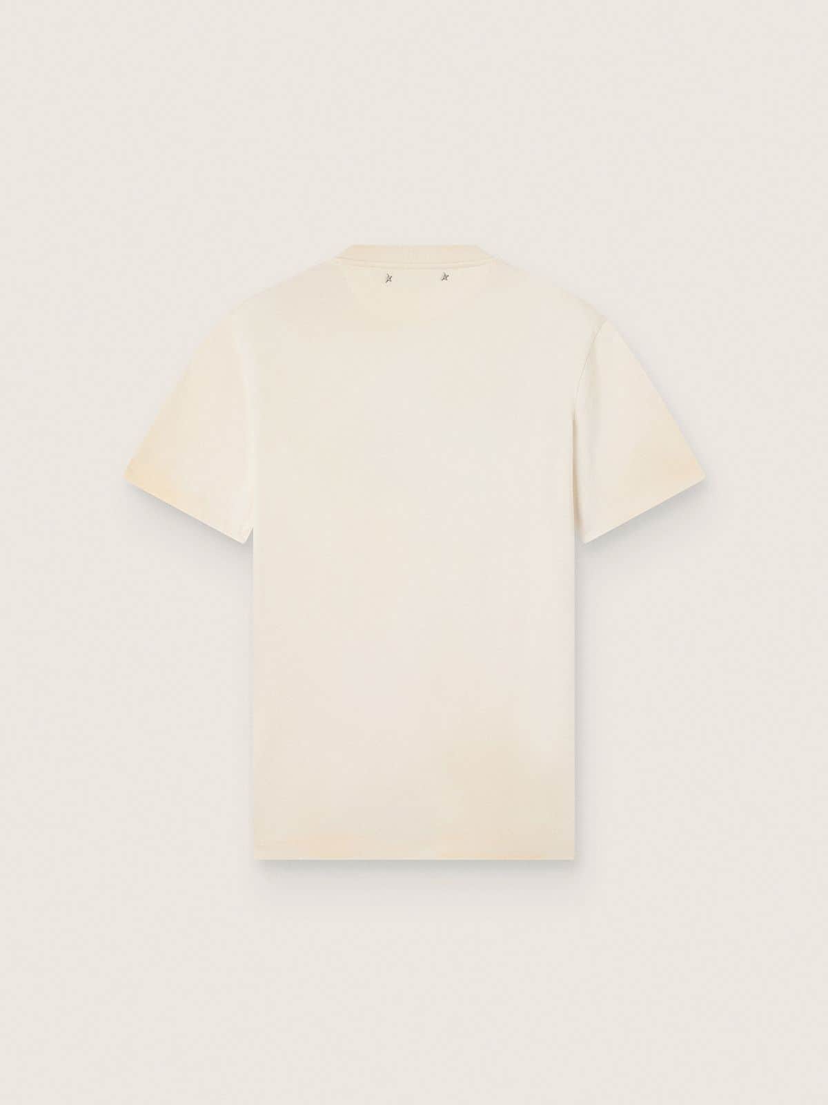 Tシャツ メンズ コットン（ホワイト） ロゴ＆プリント