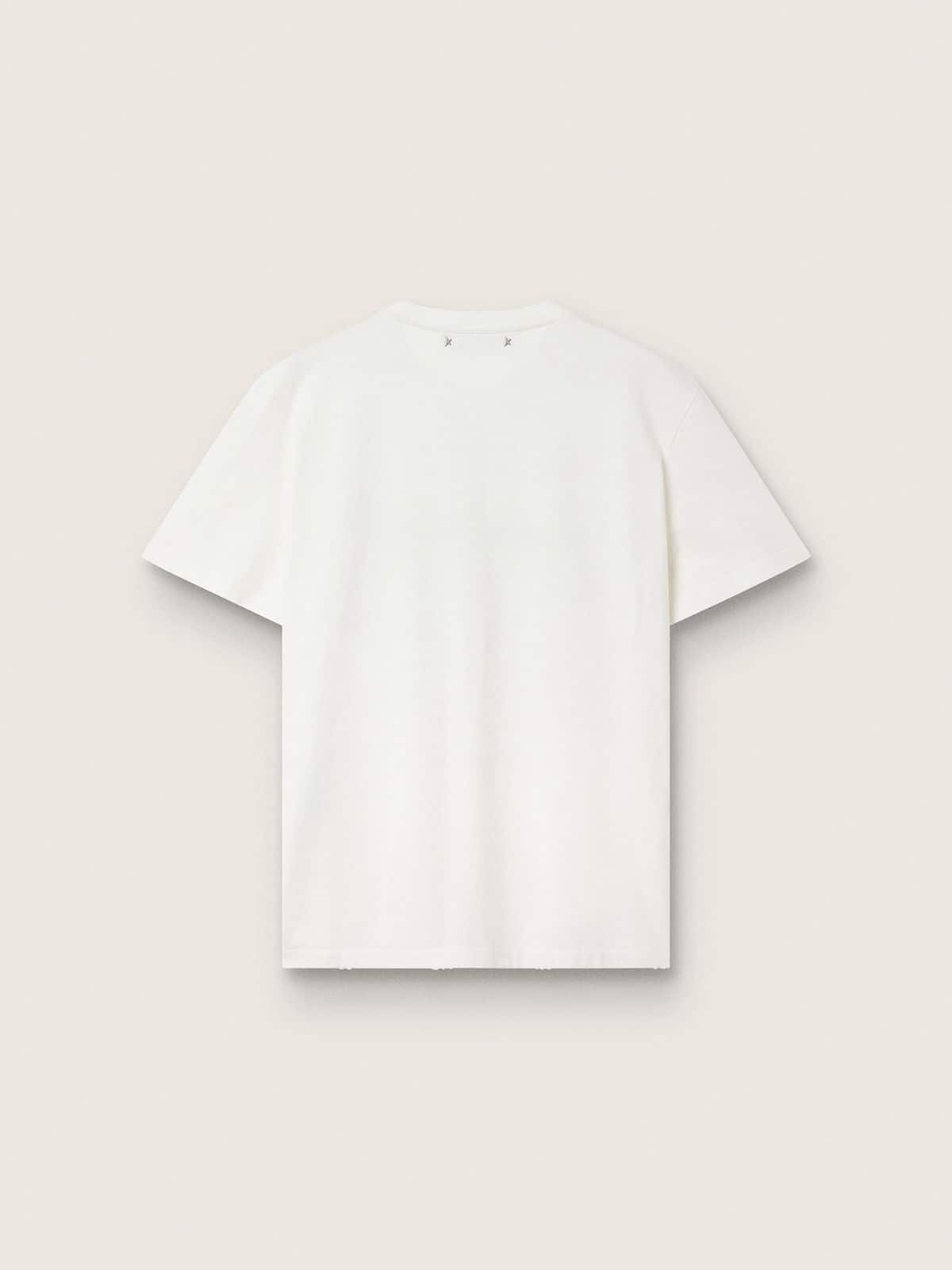 Golden Goose - Men&rsquo;s tennis-inspired LTD T-shirt with &lsquo;I love Melbourne&rsquo; print in 