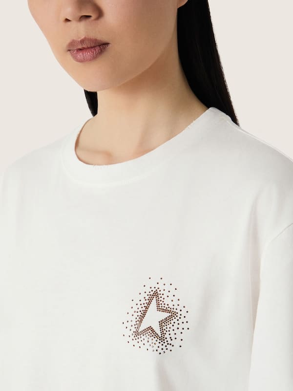 Golden Goose - T-shirt femme avec imprim&eacute; dans le dos in 