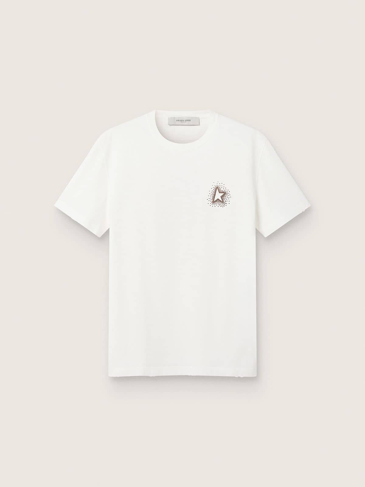 Golden Goose - Women&rsquo;s T-shirt with print on the back in 