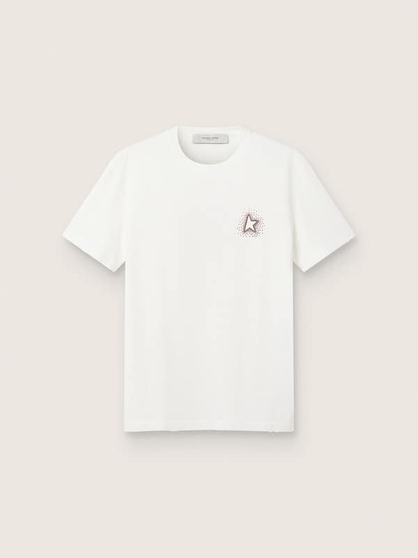 Golden Goose - T-shirt femme avec imprim&eacute; dans le dos in 