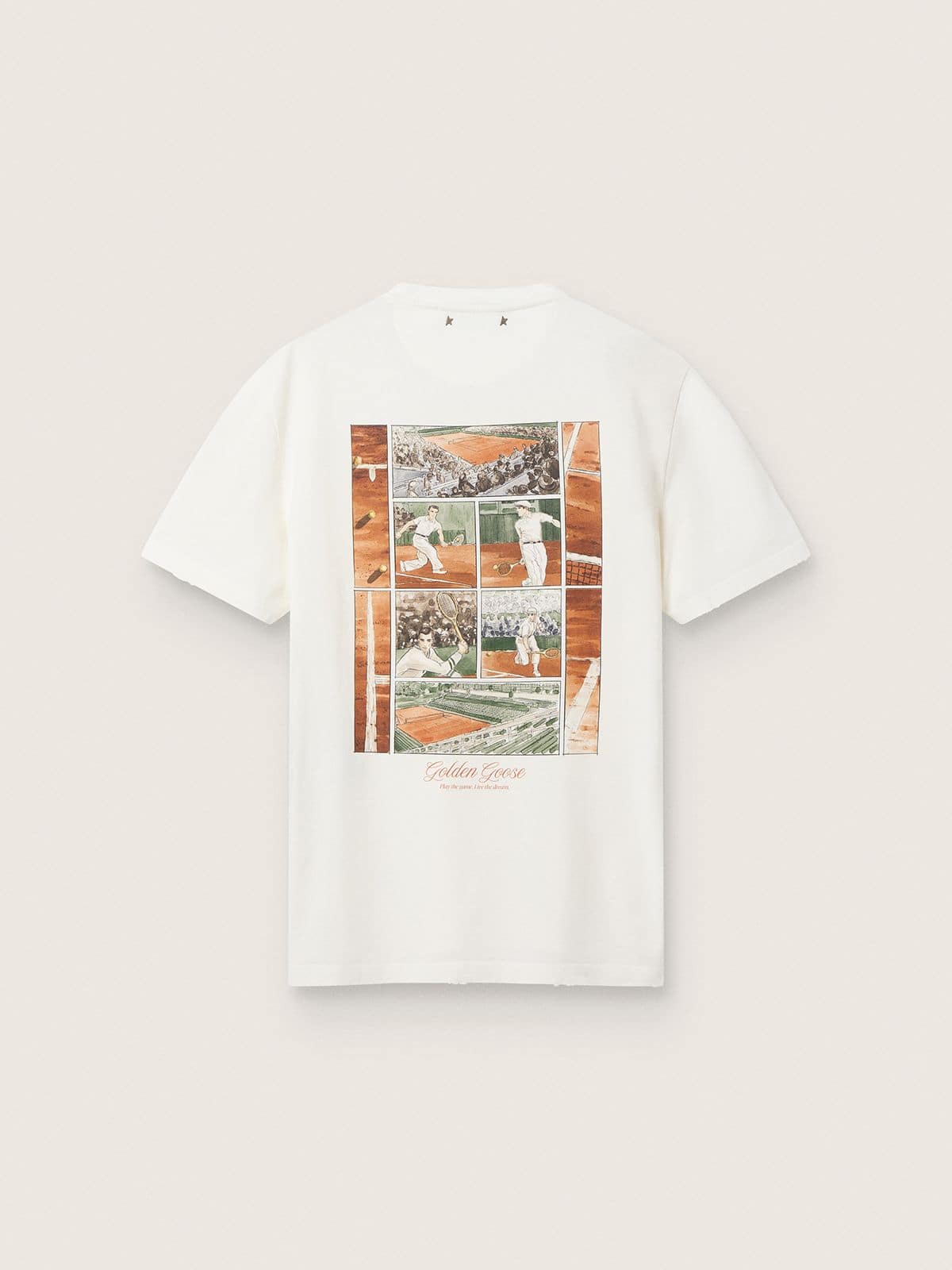 Herren-T-Shirt im mit Print auf der R&uuml;ckseite