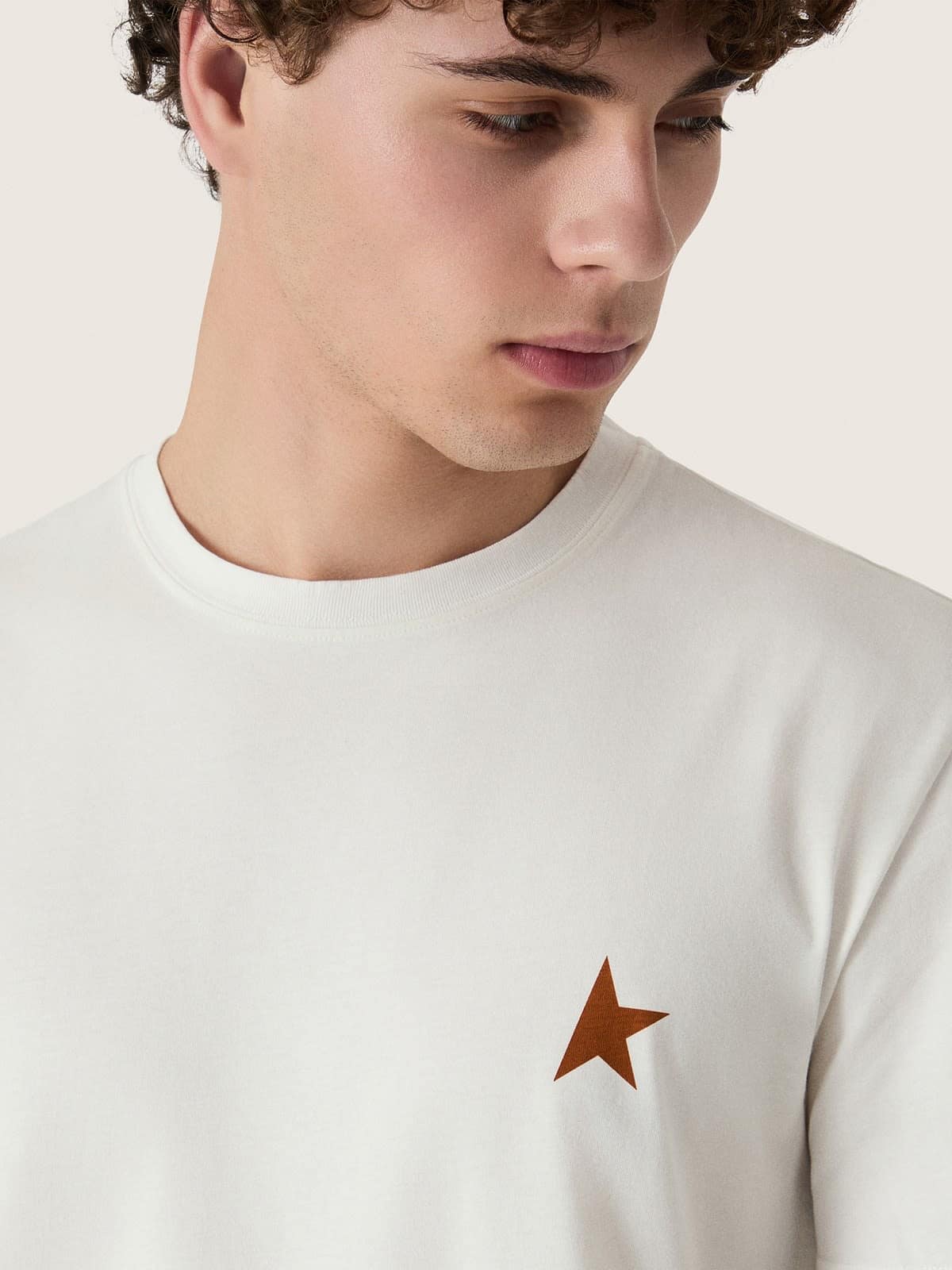 Golden Goose - T-shirt homme avec imprim&eacute; dans le dos in 