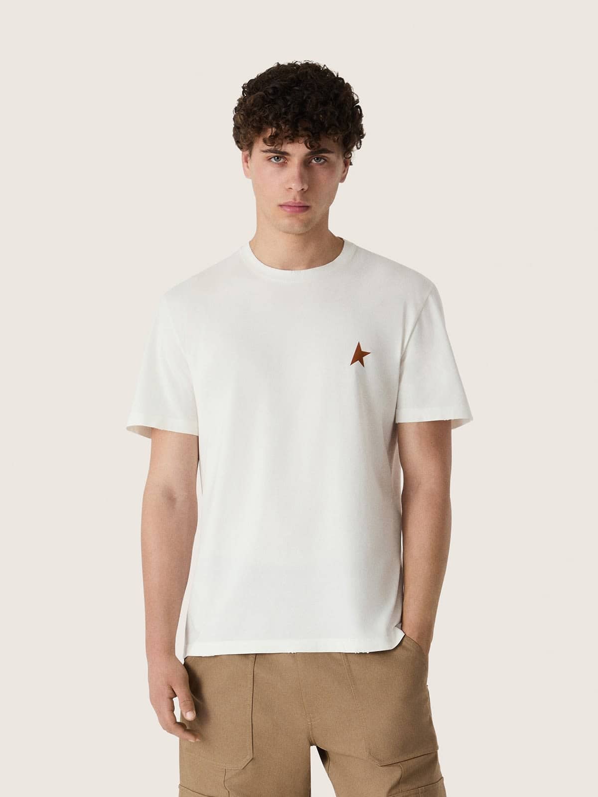 Golden Goose - T-shirt homme avec imprim&eacute; dans le dos in 