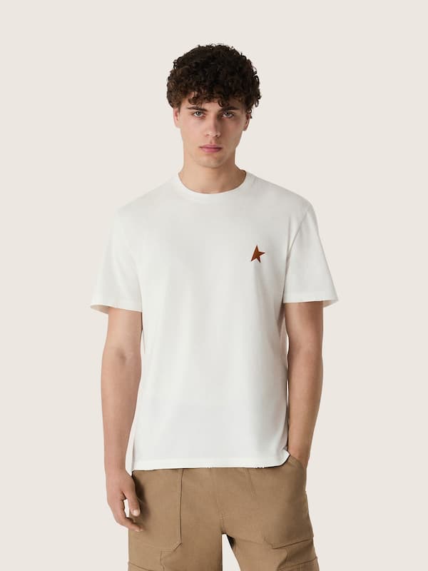 Golden Goose - Men&rsquo;s T-shirt with print on the back in 