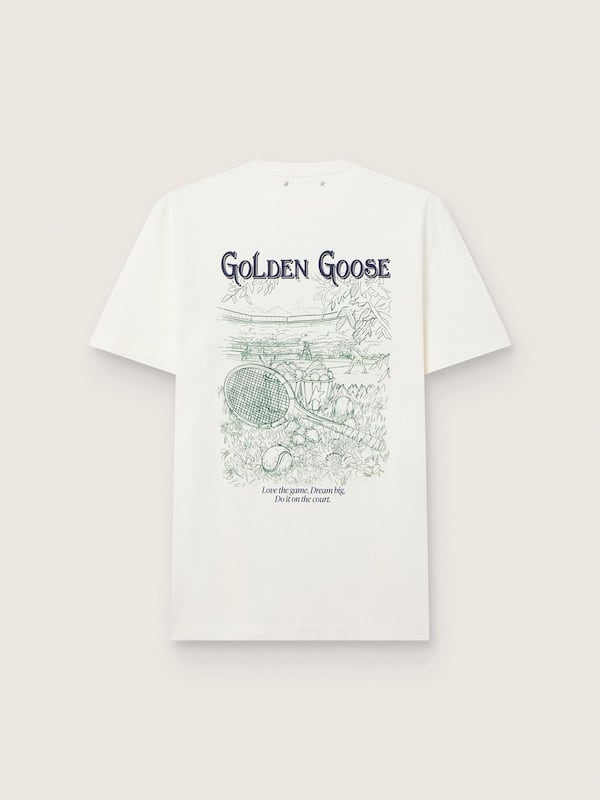 Men&rsquo;s T-shirt with print on the back