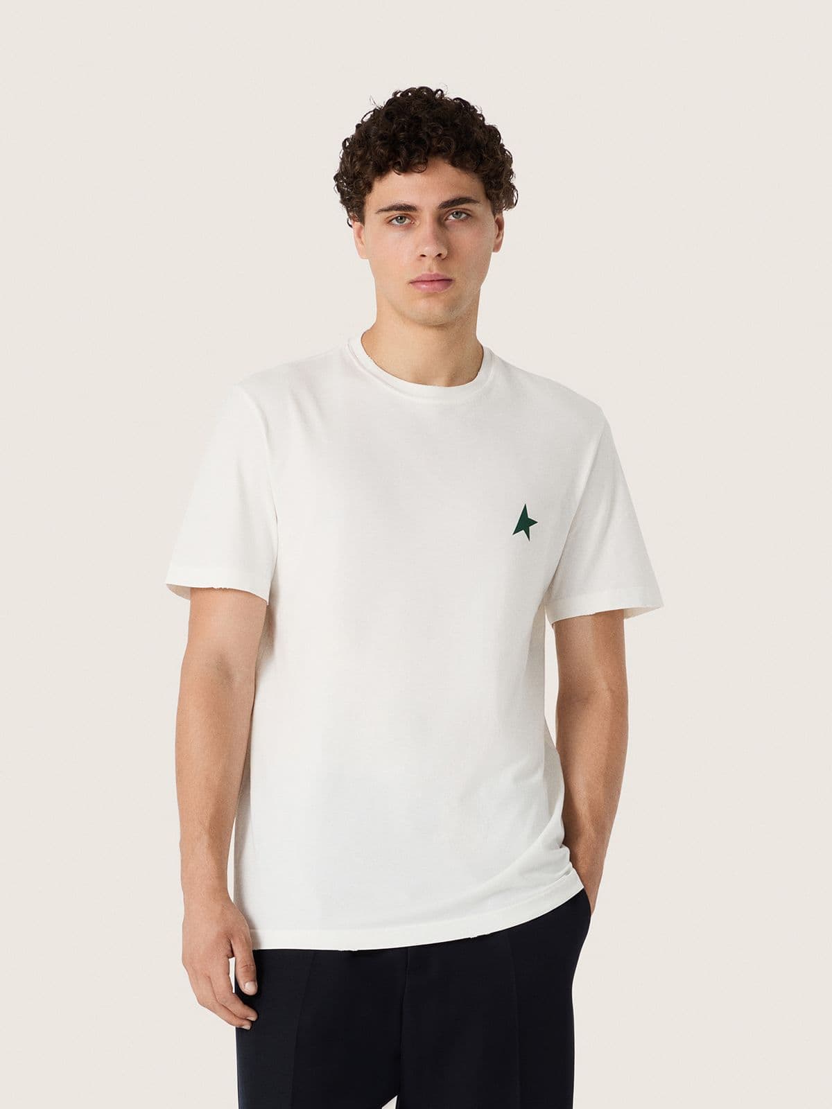 Golden Goose - Camiseta de hombre con estampado en la espalda in 