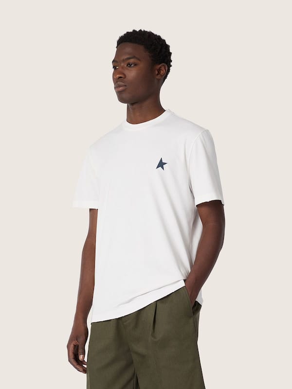 Golden Goose - Men&rsquo;s T-shirt with print on the back in 