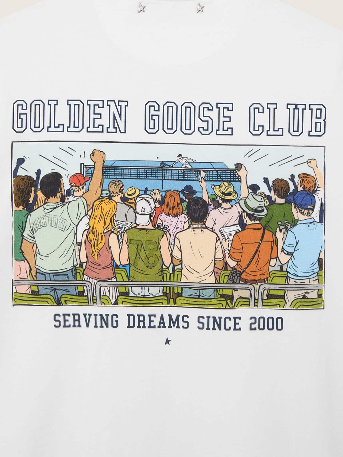 Golden Goose - Men&rsquo;s T-shirt with print on the back in 