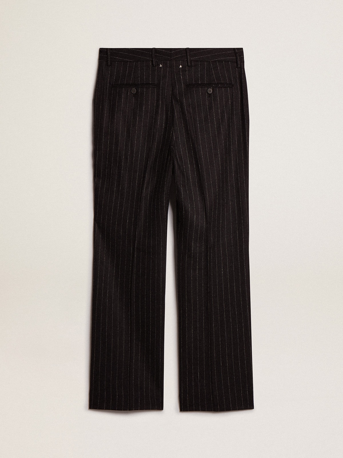 Golden Goose - Men’s pants in dark gray wool in 