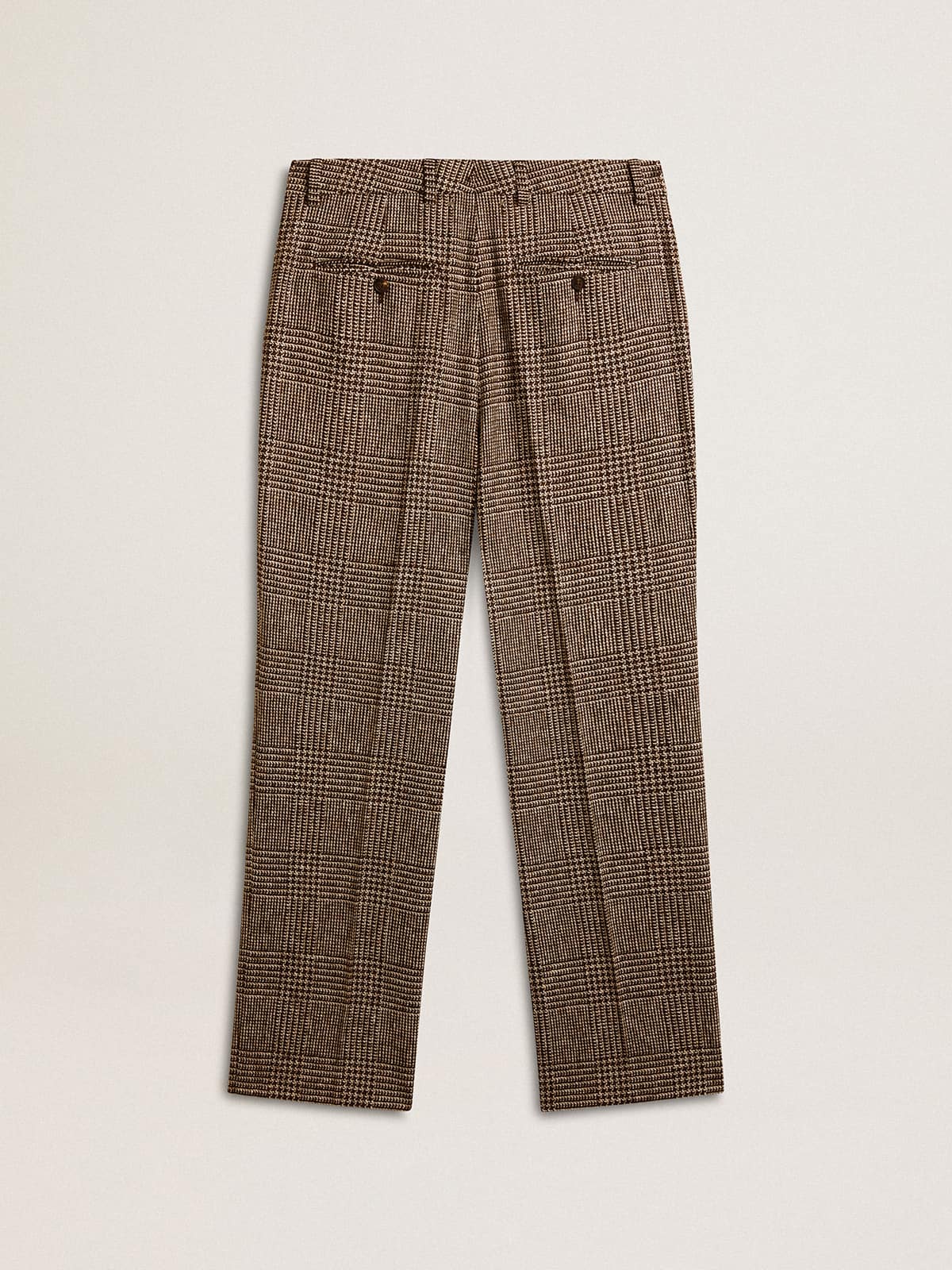 Golden Goose - Men's soft houndstooth pants in 