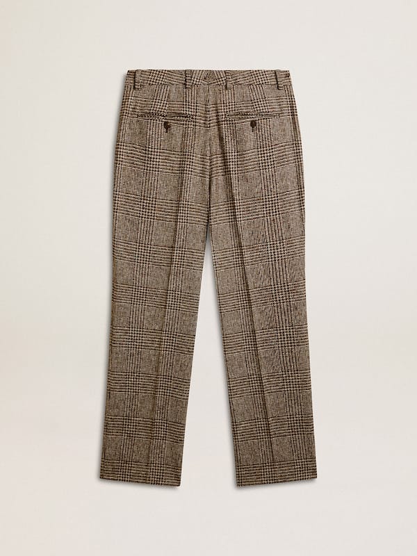 Golden Goose - Men's soft houndstooth pants in 