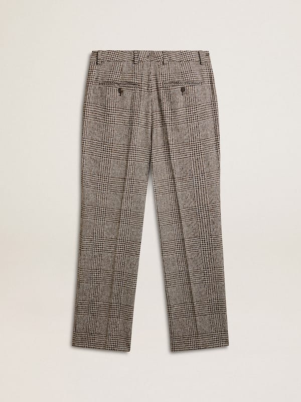 Golden Goose - Men's soft houndstooth pants in 