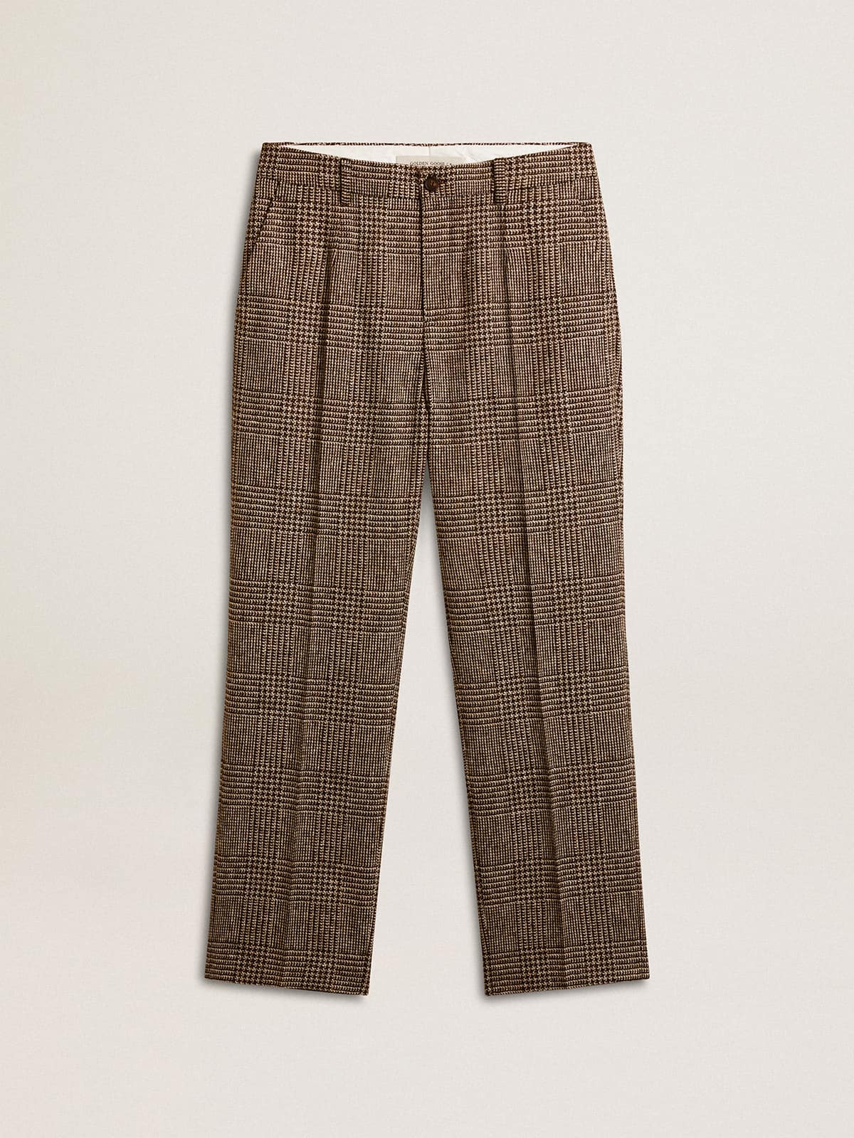 Golden Goose - Men's soft houndstooth pants in 