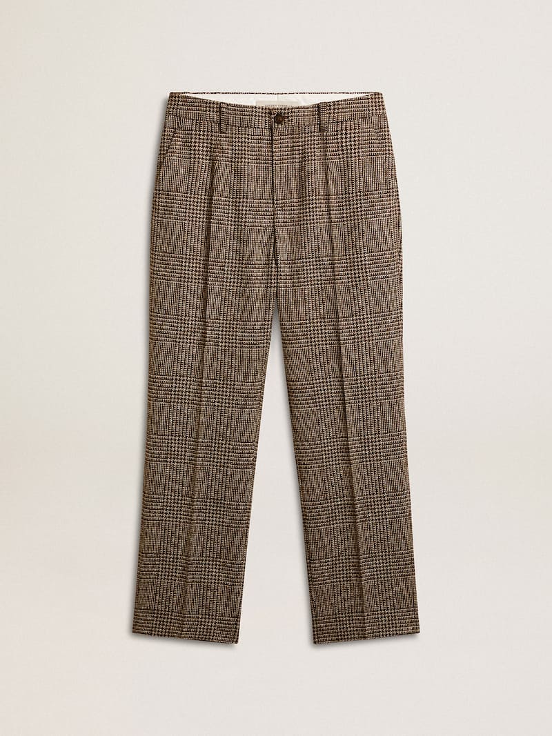 Men's soft houndstooth pants