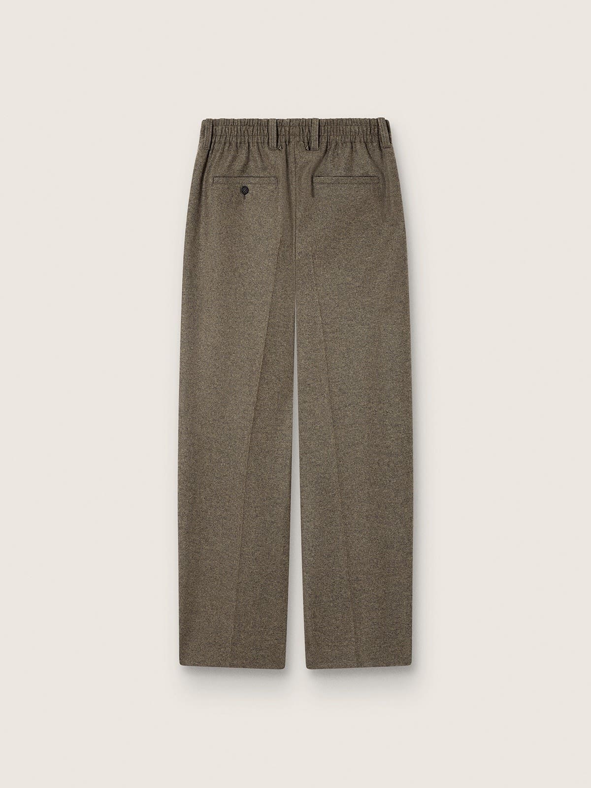 Pantaloni da uomo in lana grigia