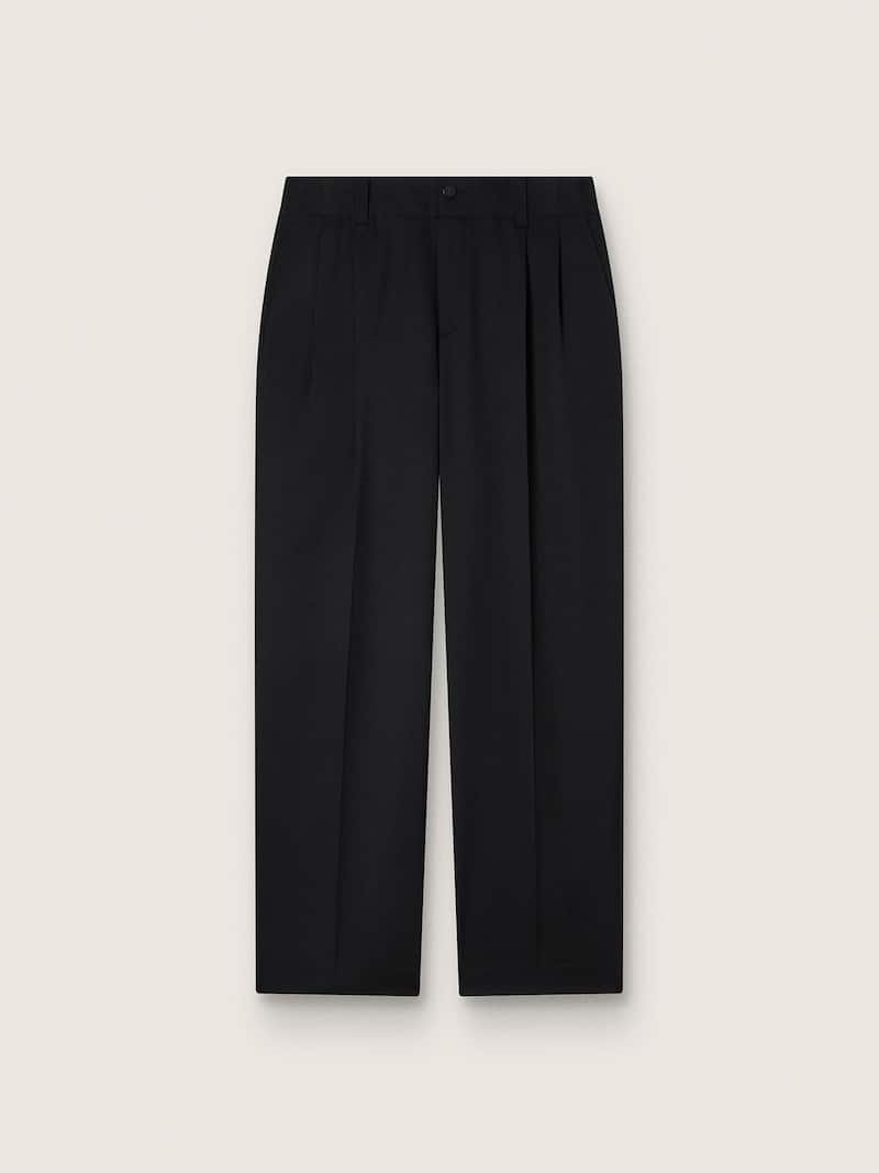 Golden Goose - Pantal&oacute;n de hombre de lana de color negro in 